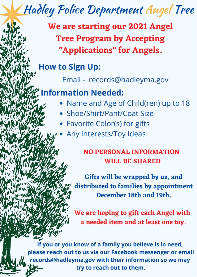 Flyer for Angel Tree