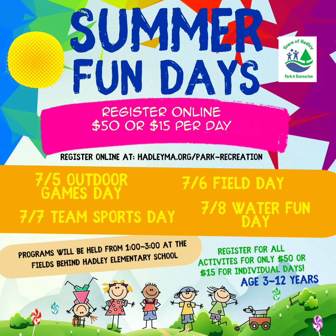 Summer Fun Days - Register with Park and Rec