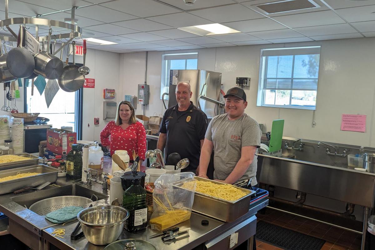 Annual Spaghetti Dinner with Hadley Fire Dept.
