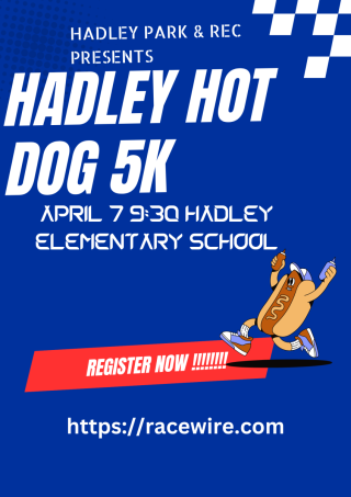 Hotdog running a 5k