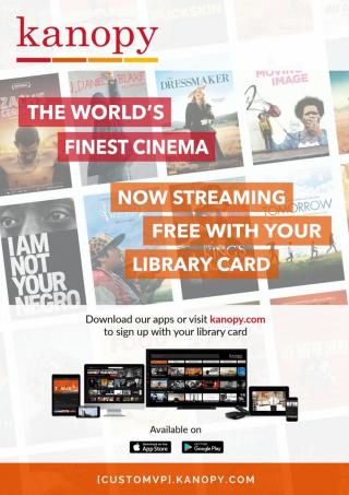 Kanopy film streaming service announcement