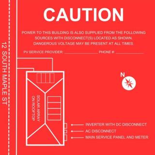 solar placard