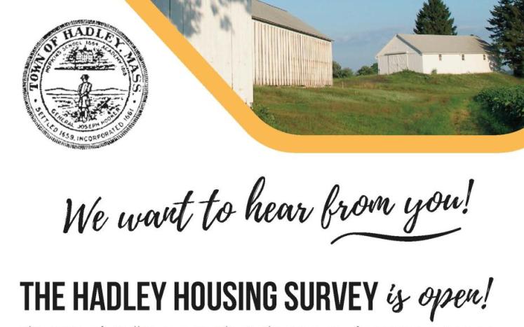 Hadley Housing Survey Poster