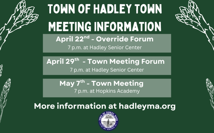 Flyer with upcoming daes